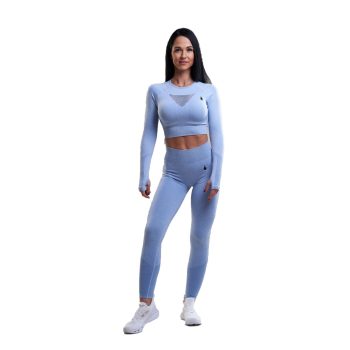 Flame Női 2 részes Hosszú Gym Szett - Ice Blue