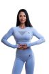 Flame Női 2 részes Hosszú Gym Szett - Ice Blue