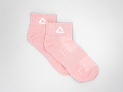 PEAK MEDIUM CUT SOCKS - PINK