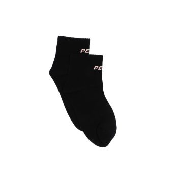 PEAK HIGH CUT SOCKS - BLACK