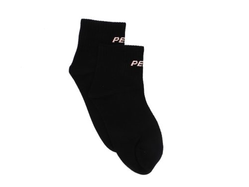 PEAK HIGH CUT SOCKS - BLACK