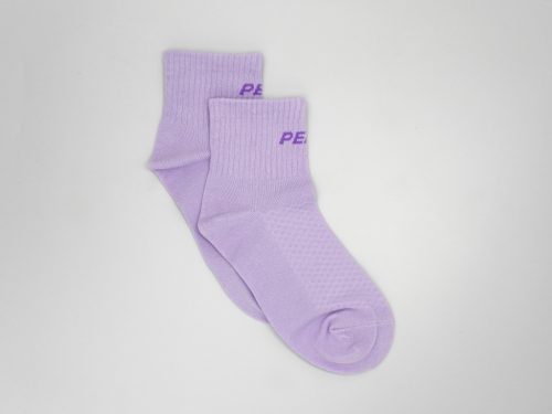 PEAK HIGH CUT SOCKS - MID.PURPLE