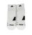 PEAK RUNNING SOCK - WHI/BLK